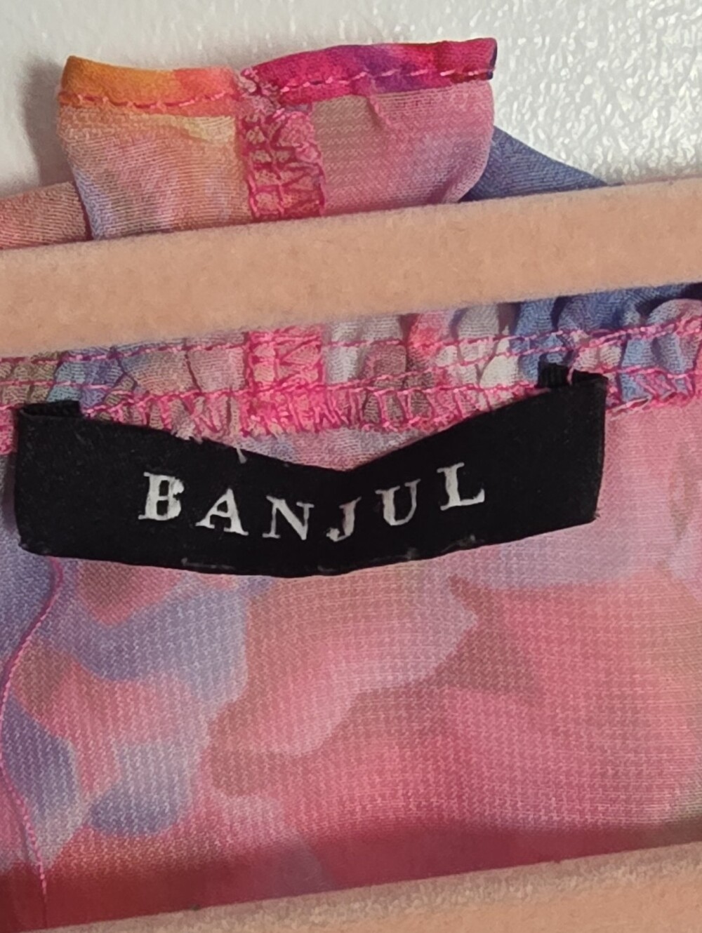 BANJUL Women's Pink Tie-Dye Shorts